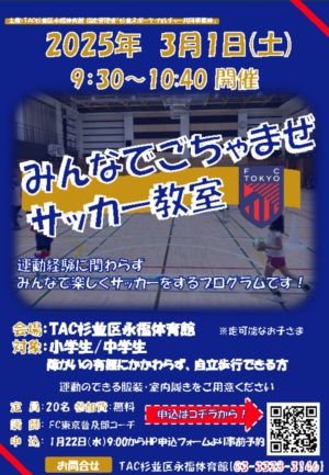 2024 みんなでごちゃまぜサッカーのサムネイル